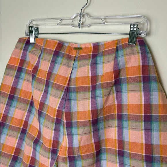 Billabong Multicolor Plaid Women's Capris - Picture 8 of 12